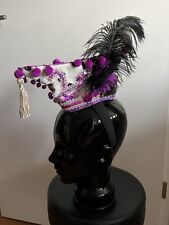 Damen-Komiteekappe auf Haarreif, Festlich, Kapp à la Carte