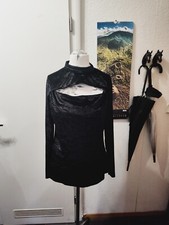 Shirt Bluse Gothic WGT Viktorianisch Vintage Mera Luna Wicca Rockabilly L EMP