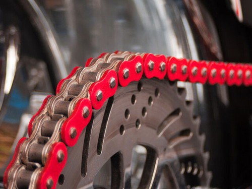 Doppelt verstärkte kette rot - doppelt,