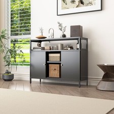 Mein-Regal Sideboard Mesh mit Schiebetüren