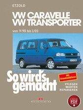 eBook VW Transporter T4 / Caravelle (90-03) Reparaturanleitung Delius
