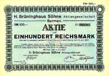 H. Brüninghaus Barmen histor