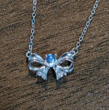 Mondstein Halskette 925 Silber