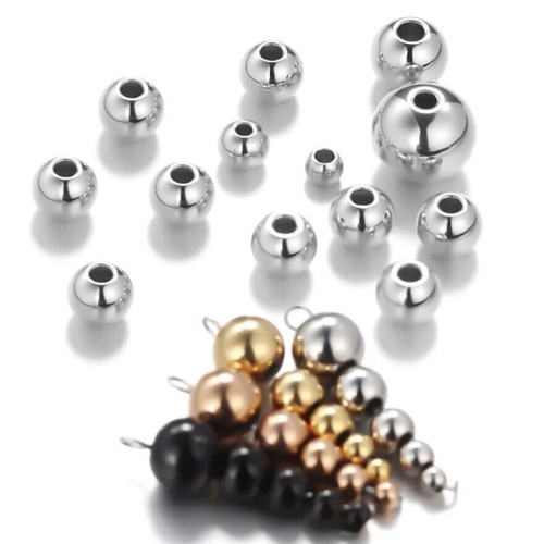 3mm 8mm edelstahl perlen charm - 3mm-8mm,