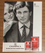 Seltene Werbung SIR CHAMPACA Duschgel After Shave Lotion & Eau de Toilette 1984