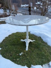 Gartentisch Granitplatte Rund