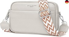 Crossbody Bag Damen, Echtes