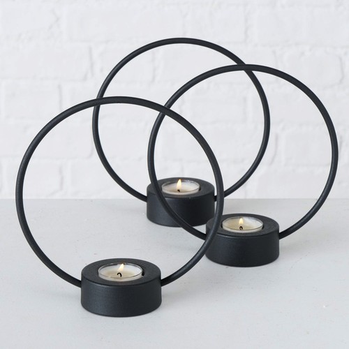 3tlg teelichthalter circle - 3tlg.,