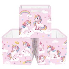 3 pcs Unicorn Cube Storage