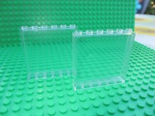 2x Lego Mauerteil transparent