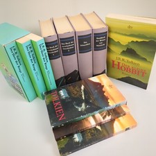 J.R.R. Tolkien Der Herr Der Ringe 1-3 Silmarillion Hobbit Mittelerde Buch | Gut