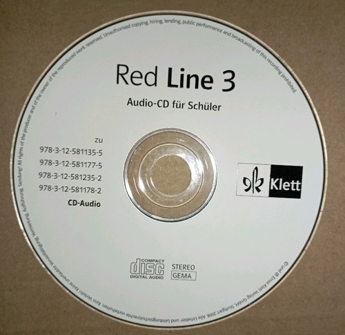 Red line schüler audio cd - line, 3