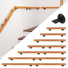 Buche Handlauf Handläufe Rohrhalter Geländer Halterung 50-200cm Aufmontage