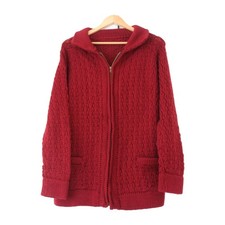 Vintage Aran Strickjacke mit
