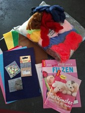 Filz-Bastelset , Nassfilzen , Nadelfilzen , 2 Bücher