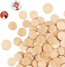 Holzscheiben Rund 130 Stück