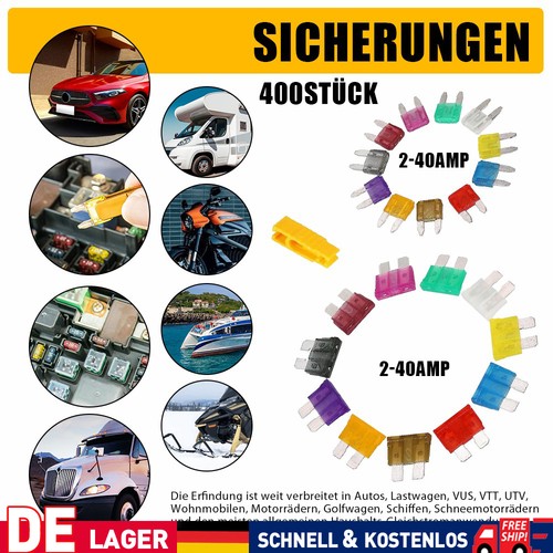 400 stück kfz sicherungen set - 400,