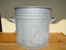 schöner alter Zinktopf, nicht