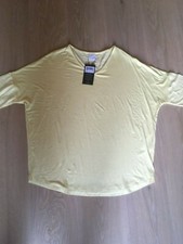 NEU!, Oversize-SHIRT / Bluse / Tunika V-Ausschnitt v. MADELEINE 42 vanille creme