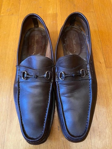 Santoni schuhe leder - leder, braun