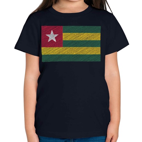 Togo scribble flagge kinder - togo,