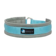 AnnyX Zugstopphalsband Fun grau/eisblau Hundehalsband, Anny X Halsband