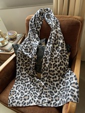 MY CASHMERE MOMENTS SCHAL STOLA 100 % KASHMIR LEO 42 CM  BREIT 220 CM LANGNP219!