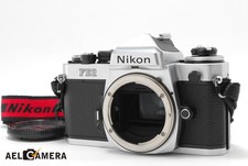 【FAST NEUWERTIG mit Riemen】 Nikon FE2 analoge Spiegelreflexkamera silber 35...