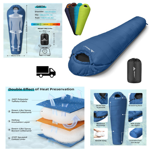 Mumienschlafsack winter - mumienschlafsack,