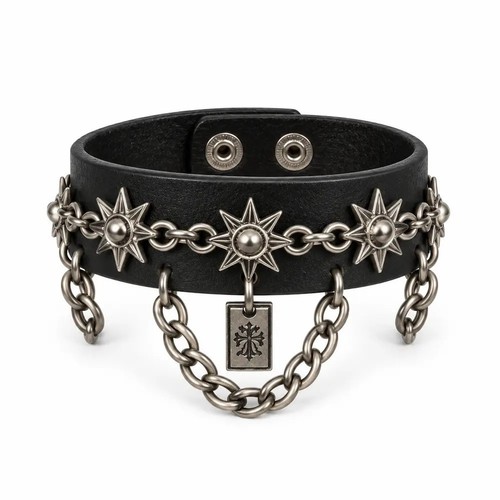 Gothic ketten sterne armband - gothic,