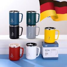 450ml Edelstahl-Thermosbecher für Tee Kaffee Thermobecher isolierter Reisebecher
