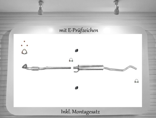 Mittelschalldämpfer und