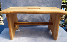 22602. Fußhocker  Fußbank   Holz Kiefer