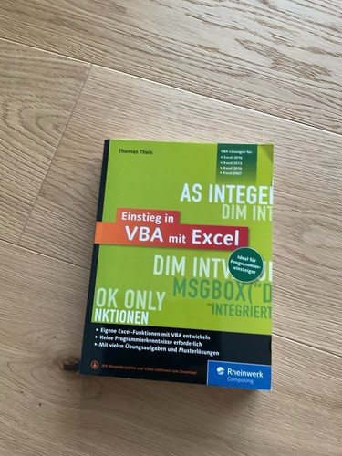 Einstieg vba mit excel - einstieg,