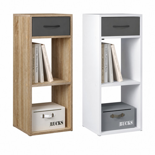 Bücherregal mit ebenen - mit, 3