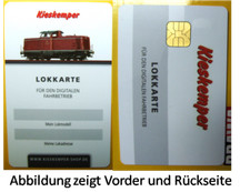 Exklusive Lokkarte Kieskemper V 100 für Märklin CS 2 60214 od 60215 CS 3
