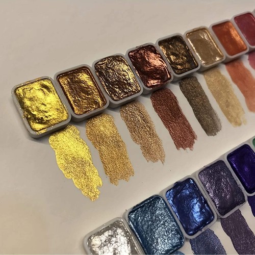 Farben metallic aquarell - farben,