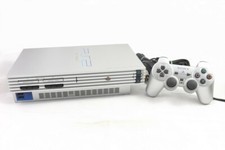 Sony PlayStation 2 Konsole Silber, PS2 + Original Controller - GEBRAUCHT