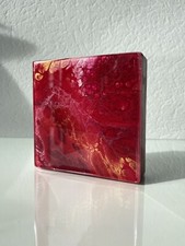 Pouring Unikat auf Holz 10x10