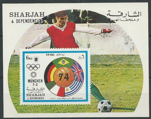 Sharjah 1972 bl 122 - 1972, bl.122