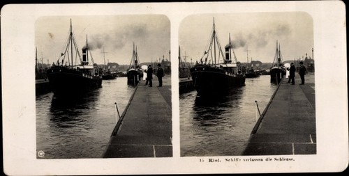 Stereo kiel schiffe - kiel,,