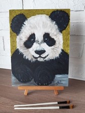 Panda Original Ölgemälde