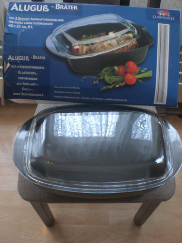 Alugussbräter mit schicht - mit,