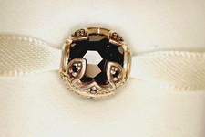 Thomas Sabo Karma Bead "Lotos" 925 Silber schwarzer Onyx und CZ  K0079-641-18