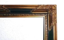 Älterer bilderrahmen - Goldrahmen -  29 x 35 cm = Außenmaß