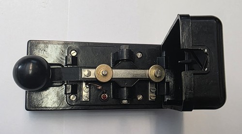 Morsetaste k40 aus bakelit - morsetaste,