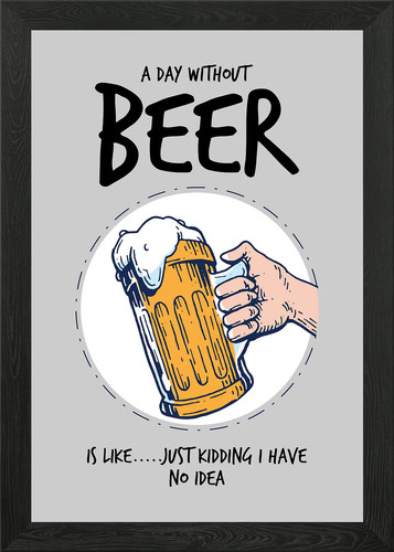 Bierliebhaber wandbild deko - bierliebhaber,