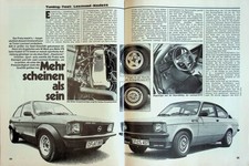 Sport Auto 09/1978 Opel Kadett