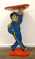 Stummer Diener Concierge Holzfigur Stiller Diener Buttler 1970er Sammlerstück