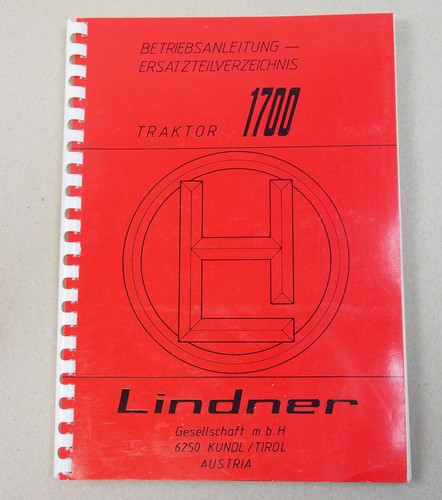 Lindner 1700 traktor - lindner, n